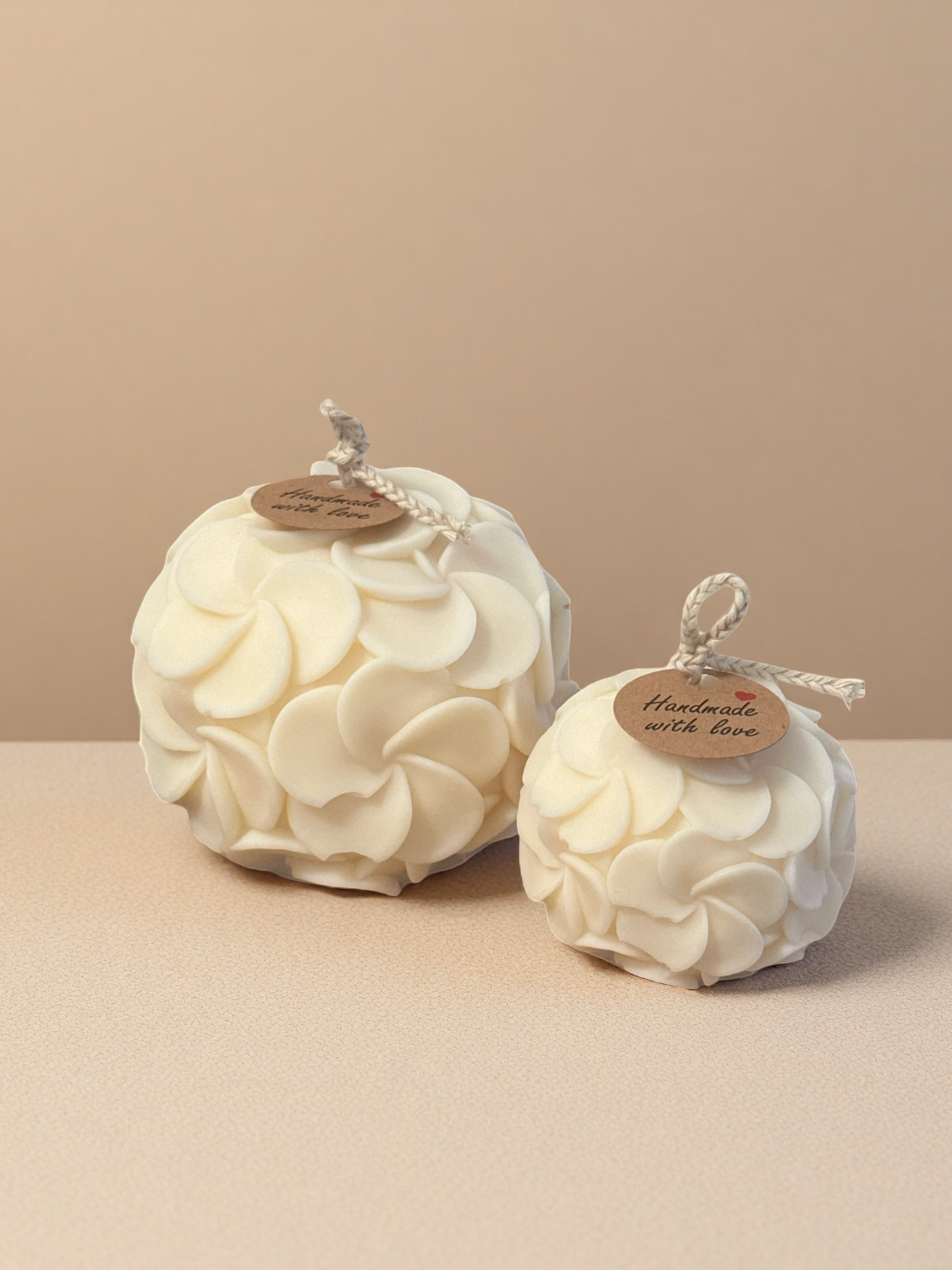 Bougie spirale fleur parfum aux choix