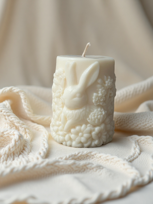 Bougie Jardin Lapin