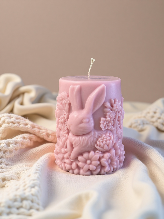 Bougie Jardin Lapin